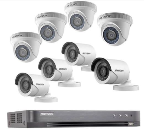 Kit Hikvision de 8 caméras